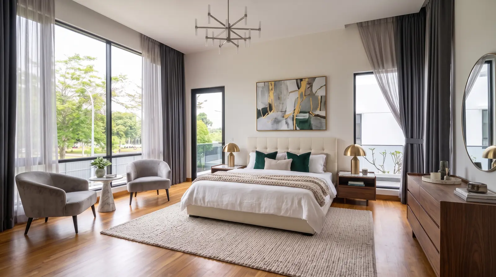Principal bedroom, East Ledang